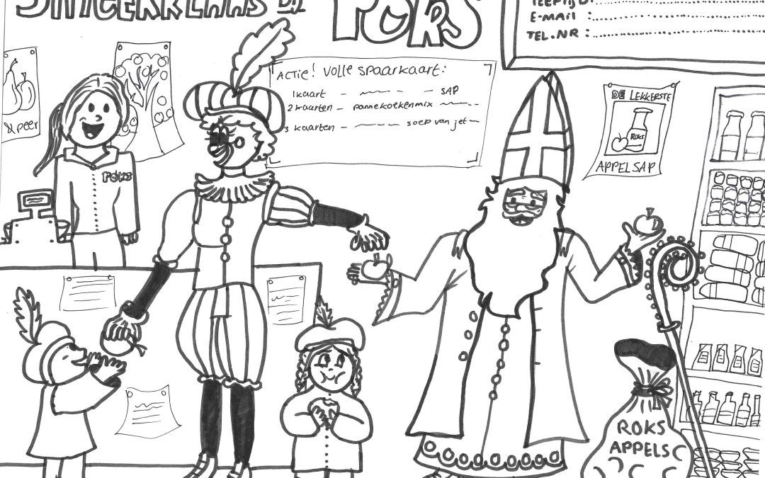 Sinterklaas kleurplaat